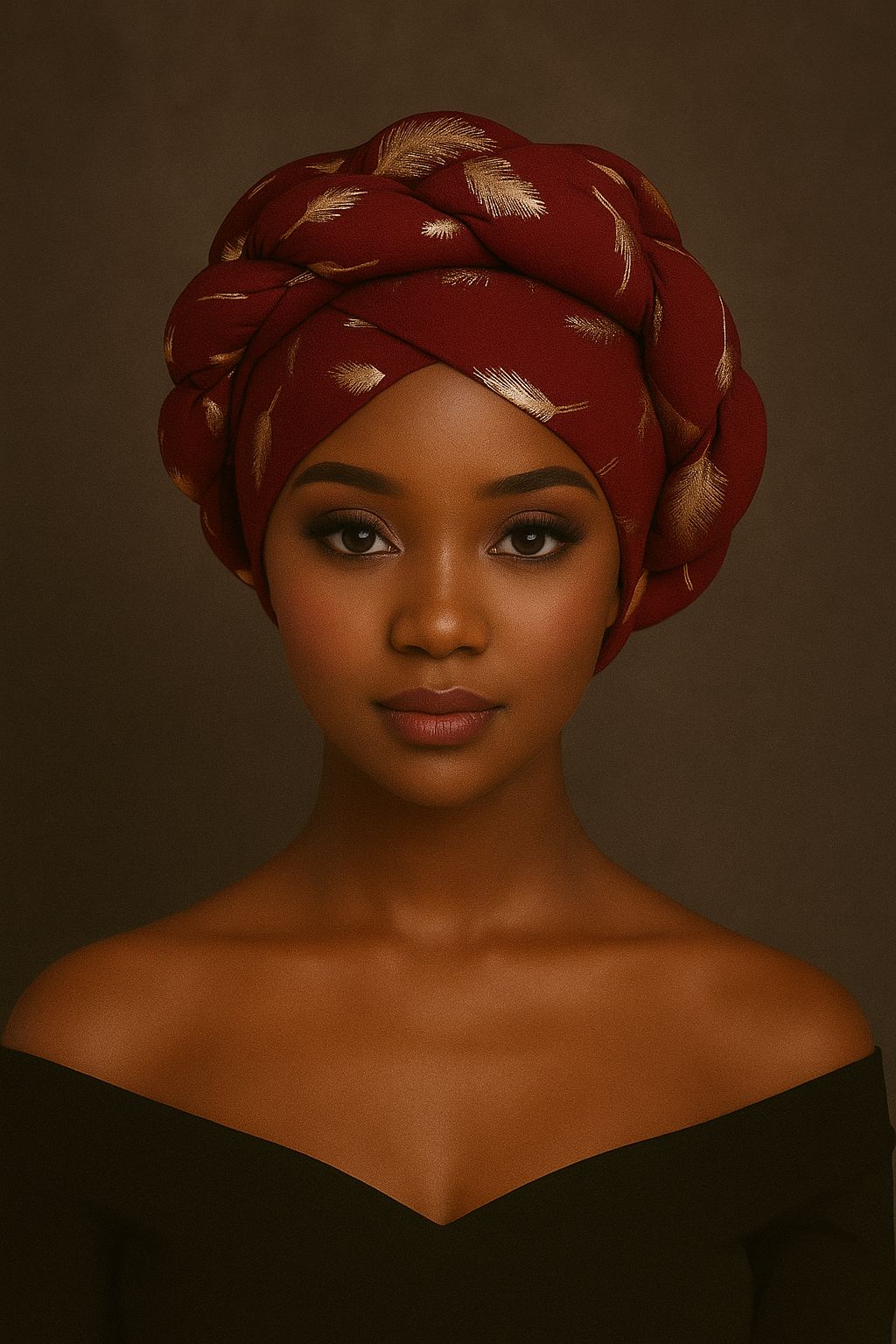 Burgundy Premium Turban 