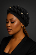 Crinkle Dual Braided Turban
